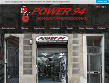 Tablet Screenshot of power-94.com